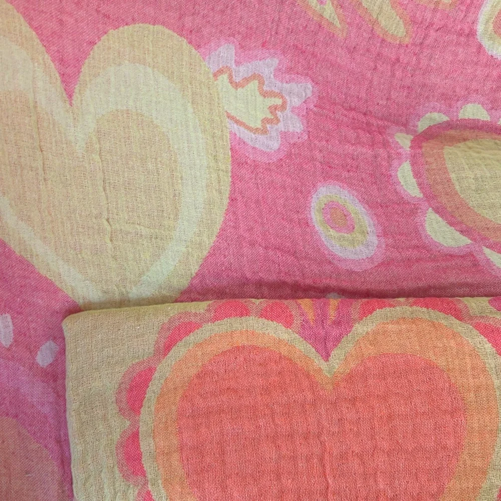 NEON COAST Hippie Hearts FLiPSiDE XL Woven Blanket Towels Festival 44 x 78 Woven